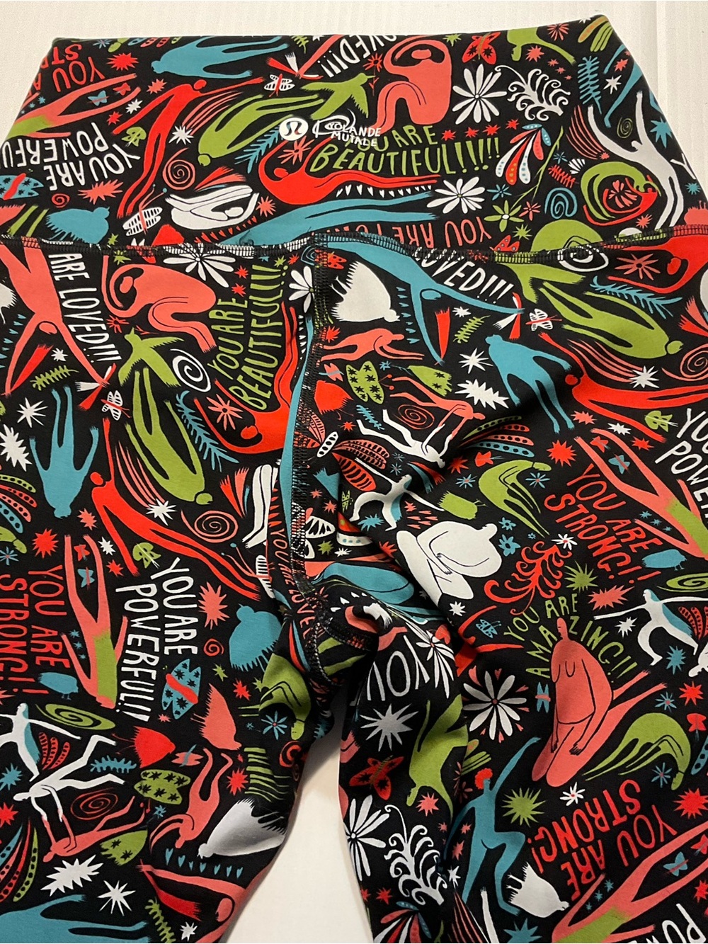 lululemon x Yolande Mutale Wunder Train High-Rise Tight 25" Leggings Sz 8 - Picture 9 of 10